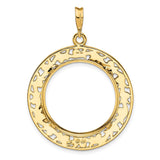 22 mm 14k Yellow Gold coin bezel for 22 mm Coin — additional image