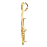 22 mm 14k Yellow Gold coin bezel for 22 mm Coin — alternate view