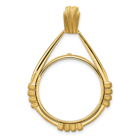 22 mm 14k Yellow Gold coin bezel for 22 mm Coin