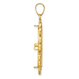 22 mm 14k Yellow Gold coin bezel for 22 mm Coin — alternate view