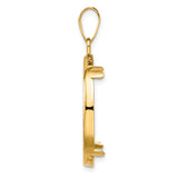 22 mm 14k Yellow Gold coin bezel for 22 mm Coin — alternate view