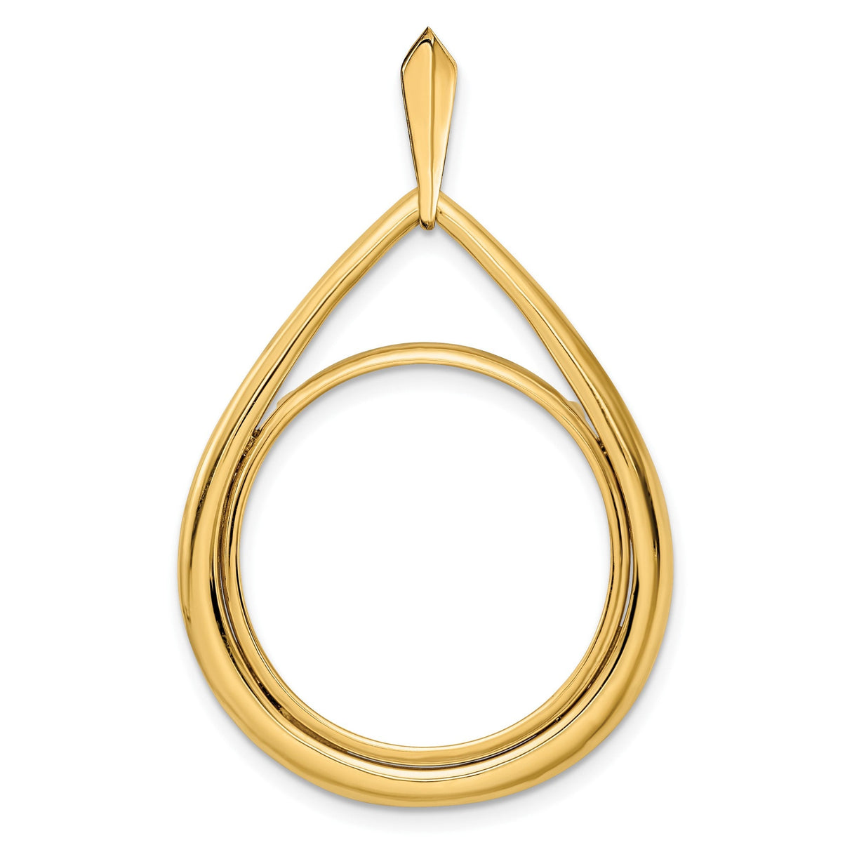 22 mm 14k Yellow Gold coin bezel for 22 mm Coin