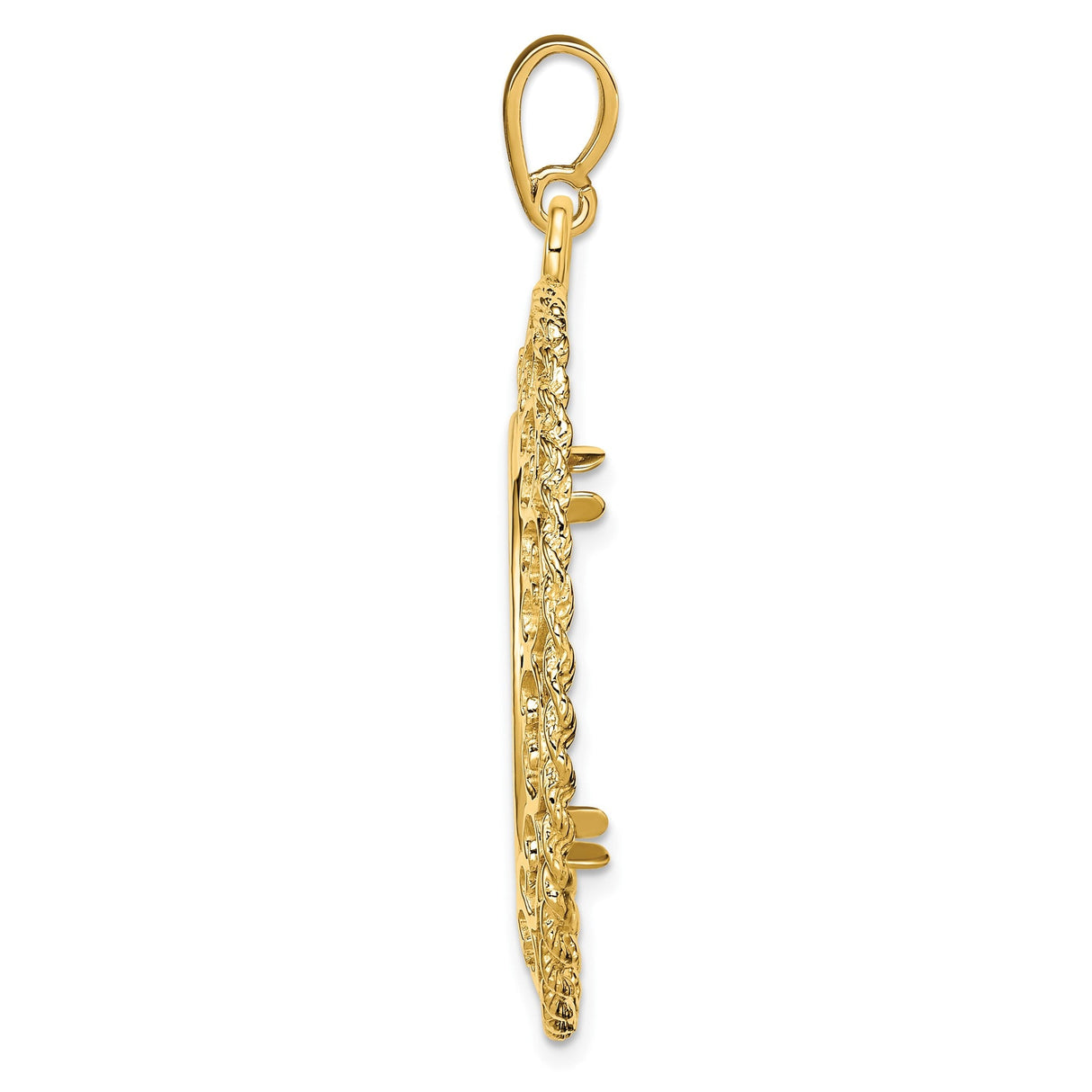 22 mm 14k Yellow Gold coin bezel for 22 mm Coin — alternate view