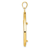 22 mm 14k Yellow Gold coin bezel for 22 mm Coin — alternate view