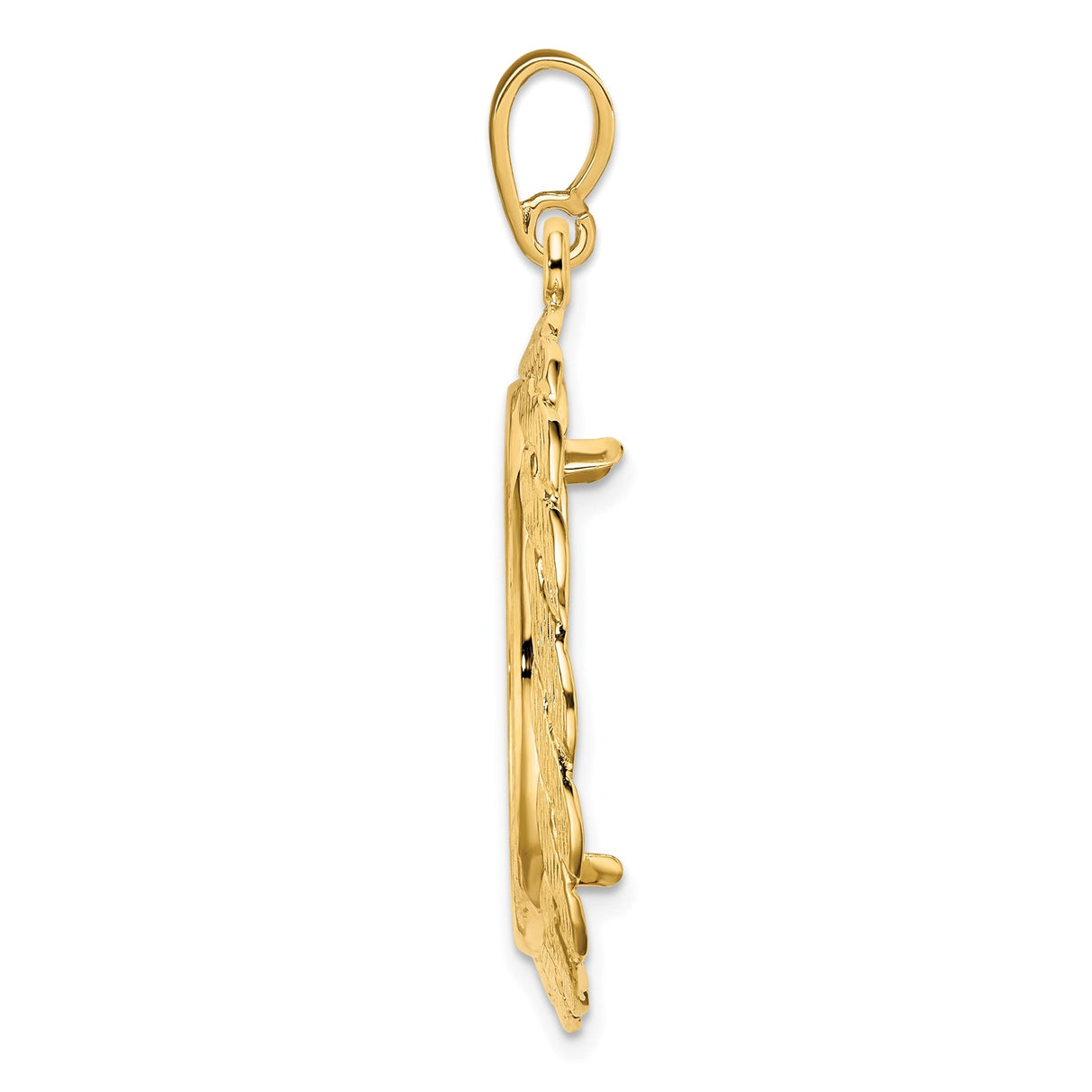 22 mm 14k Yellow Gold coin bezel for 22 mm Coin — alternate view