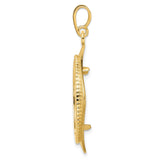 22 mm 14k Yellow Gold coin bezel for 22 mm Coin — alternate view