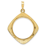22 mm 14k Yellow Gold coin bezel for 22 mm Coin — additional image