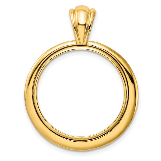 22 mm 14k Yellow Gold coin bezel for 22 mm Coin