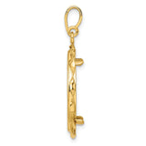 22 mm 14k Yellow Gold coin bezel for 22 mm Coin — alternate view
