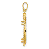 22 mm 14k Yellow Gold coin bezel for 22 mm Coin — alternate view