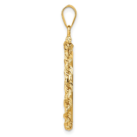 22 mm 14k Yellow Gold coin bezel for 22 mm Coin — alternate view