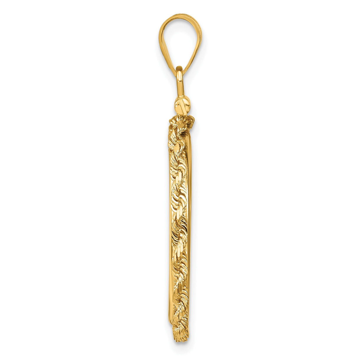 22 mm 14k Yellow Gold coin bezel for 22 mm Coin — alternate view