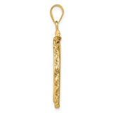 22 mm 14k Yellow Gold coin bezel for 22 mm Coin — alternate view