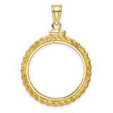 22 mm 14k Yellow Gold coin bezel for 22 mm Coin — additional image