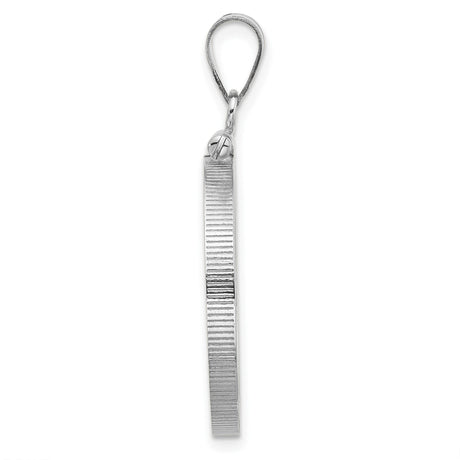 22 mm 14k White Gold coin bezel for 22 mm Coin — alternate view