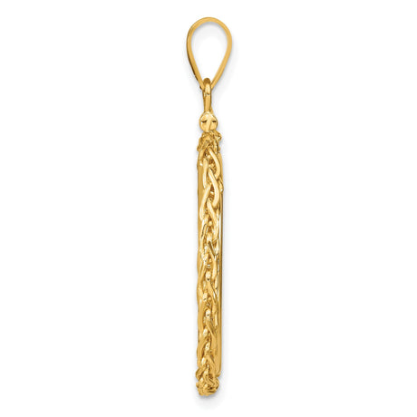 22 mm 14k Yellow Gold coin bezel for 22 mm Coin — alternate view