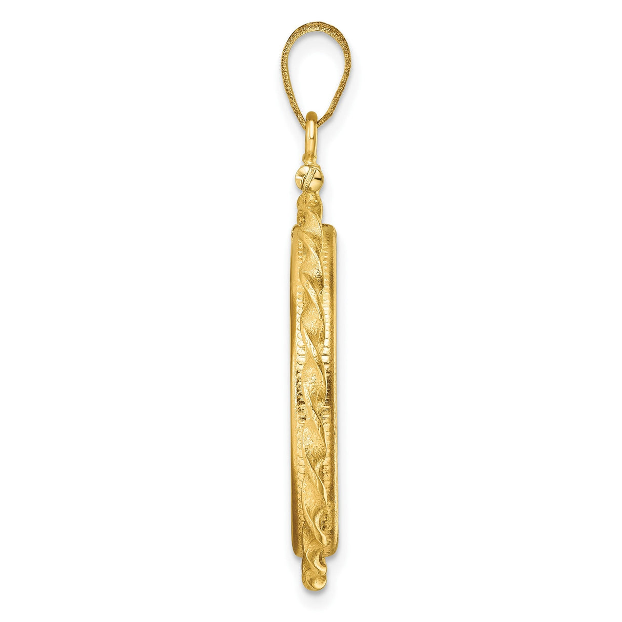 22 mm 14k Yellow Gold coin bezel for 22 mm Coin — alternate view
