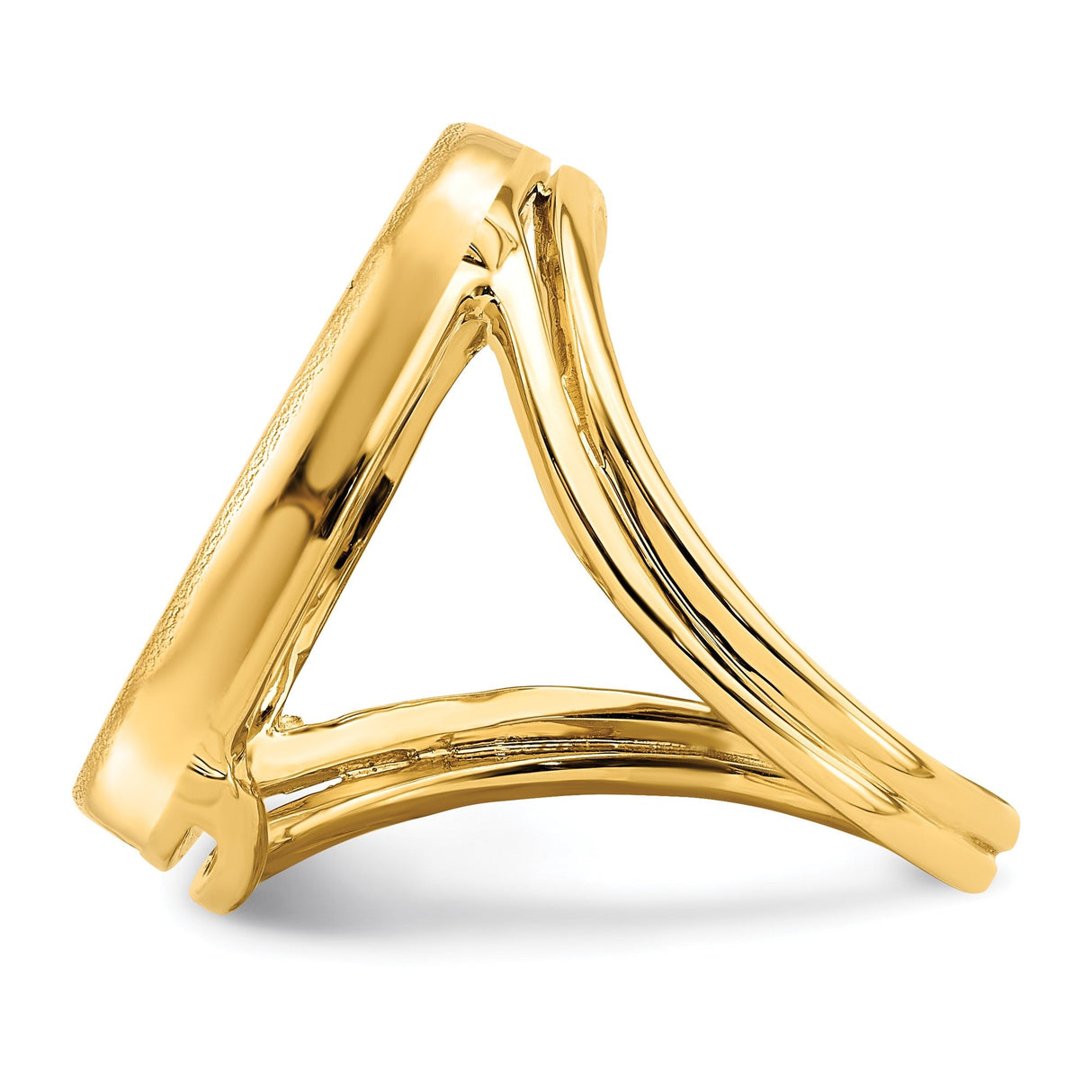 22 mm 14k Yellow Gold coin bezel for 22 mm Coin — additional image