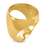 22 mm 14k Yellow Gold coin bezel for 22 mm Coin — additional image