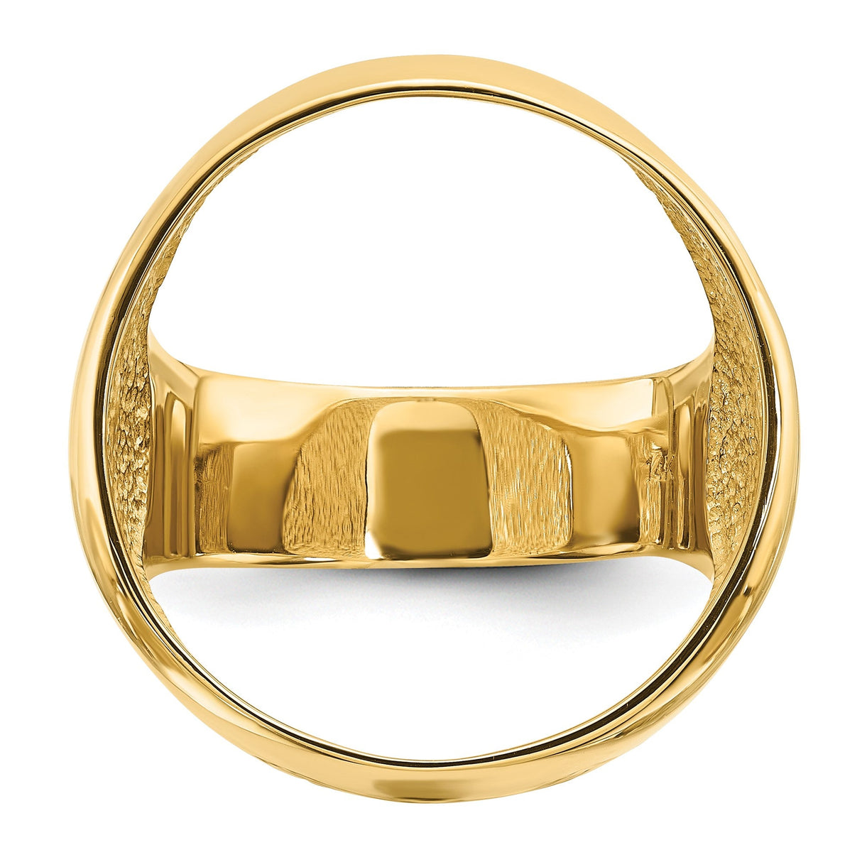 22 mm 14k Yellow Gold coin bezel for 22 mm Coin — additional image