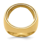22 mm 14k Yellow Gold coin bezel for 22 mm Coin — additional image