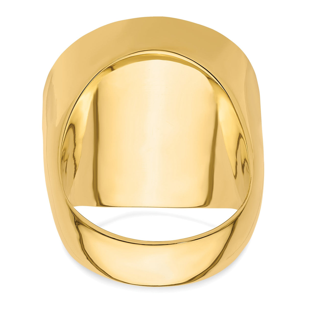 22 mm 14k Yellow Gold coin bezel for 22 mm Coin — additional image