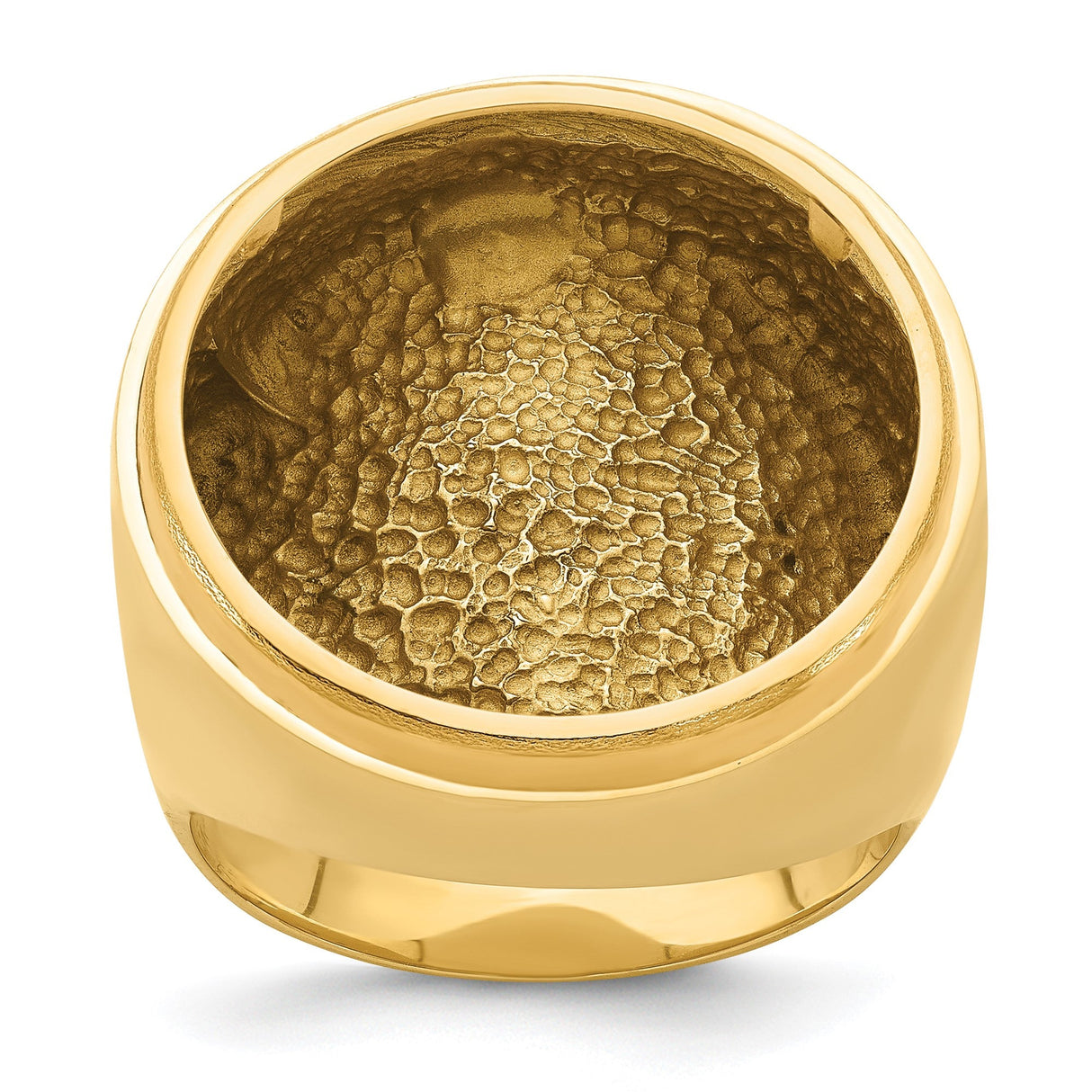 22 mm 14k Yellow Gold coin bezel for 22 mm Coin — additional image