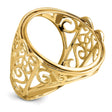 22 mm 14k Yellow Gold coin bezel for 22 mm Coin