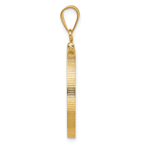23 mm 14k Yellow Gold coin bezel for 22.6 mm Coin — alternate view