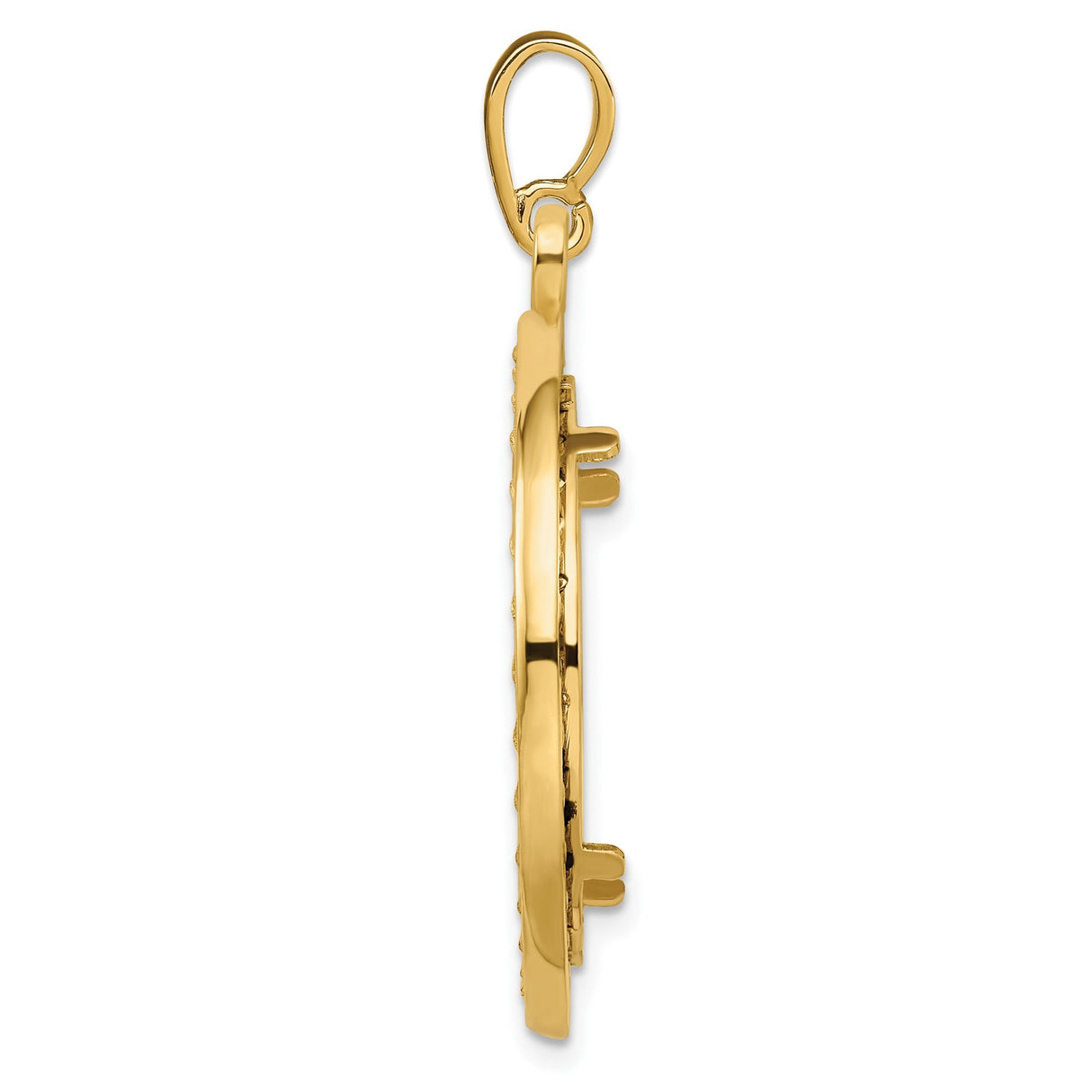 23 mm 14k Yellow Gold coin bezel for 22.6 mm Coin — alternate view