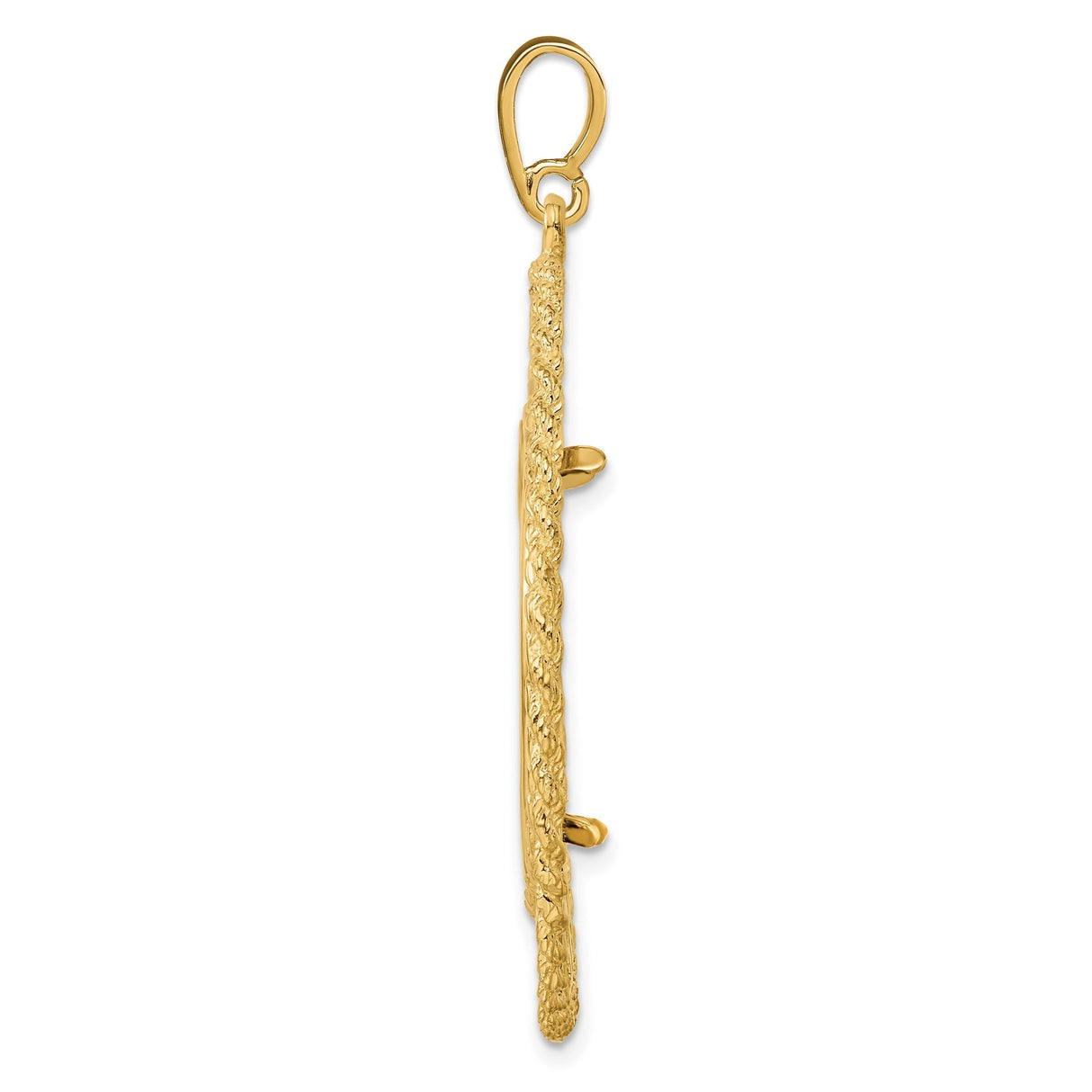 25 mm 14k Yellow Gold coin bezel for 24.5 mm Coin — alternate view