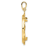 25 mm 14k Yellow Gold coin bezel for 25 mm Coin — alternate view
