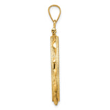25 mm 14k Yellow Gold coin bezel for 25 mm Coin — alternate view