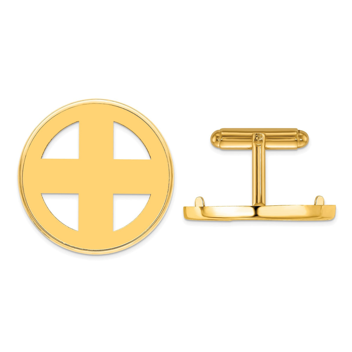 27 mm 14k Yellow Gold coin bezel for 27 mm Coin