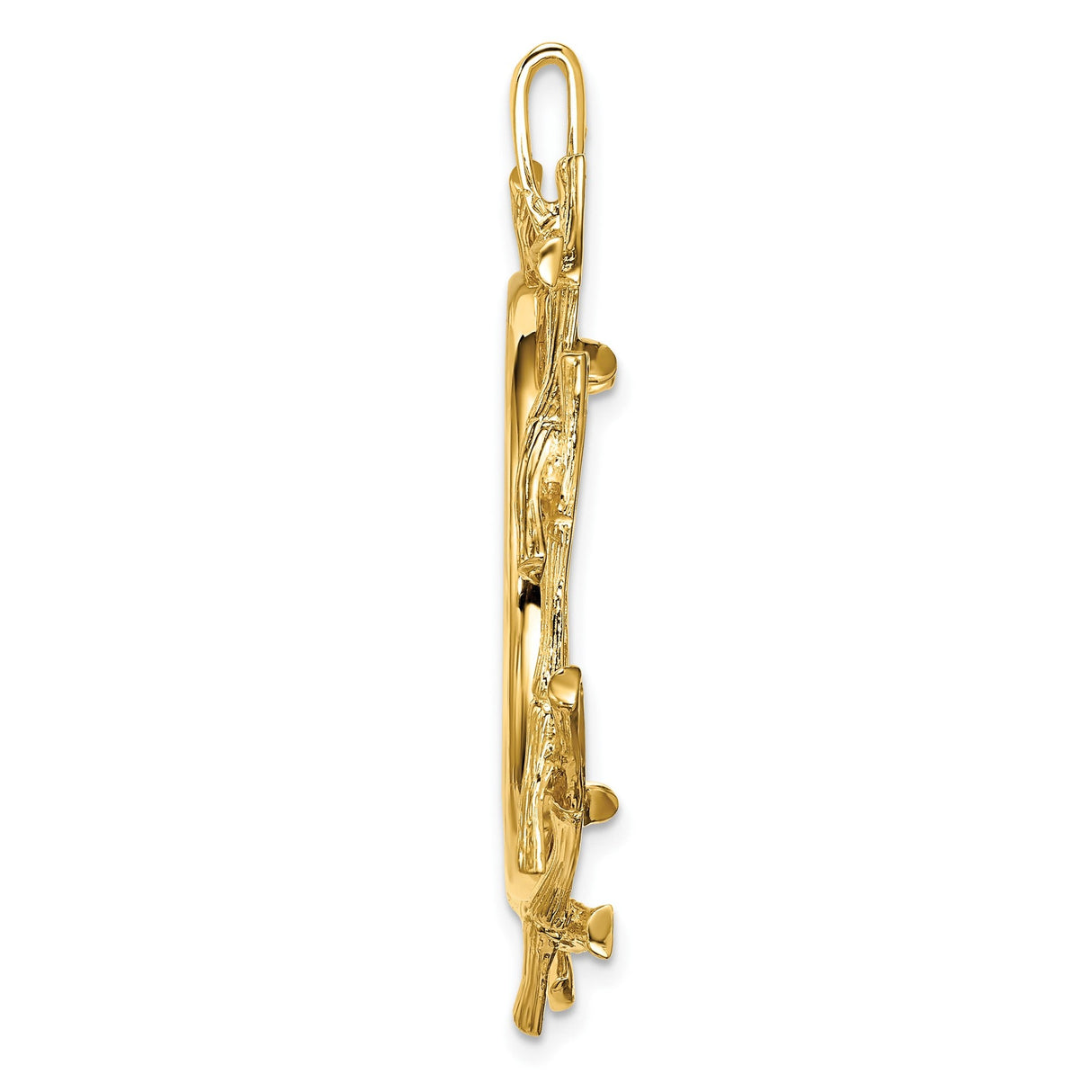27 mm 14k Yellow Gold coin bezel for 27 mm Coin — alternate view