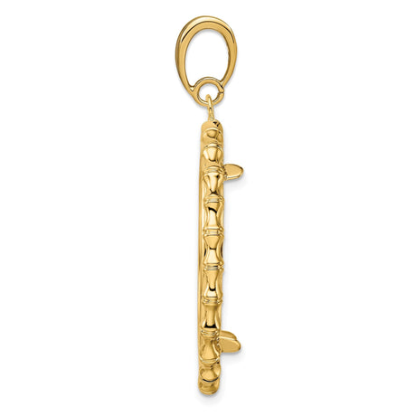 27 mm 14k Yellow Gold coin bezel for 27 mm Coin — alternate view