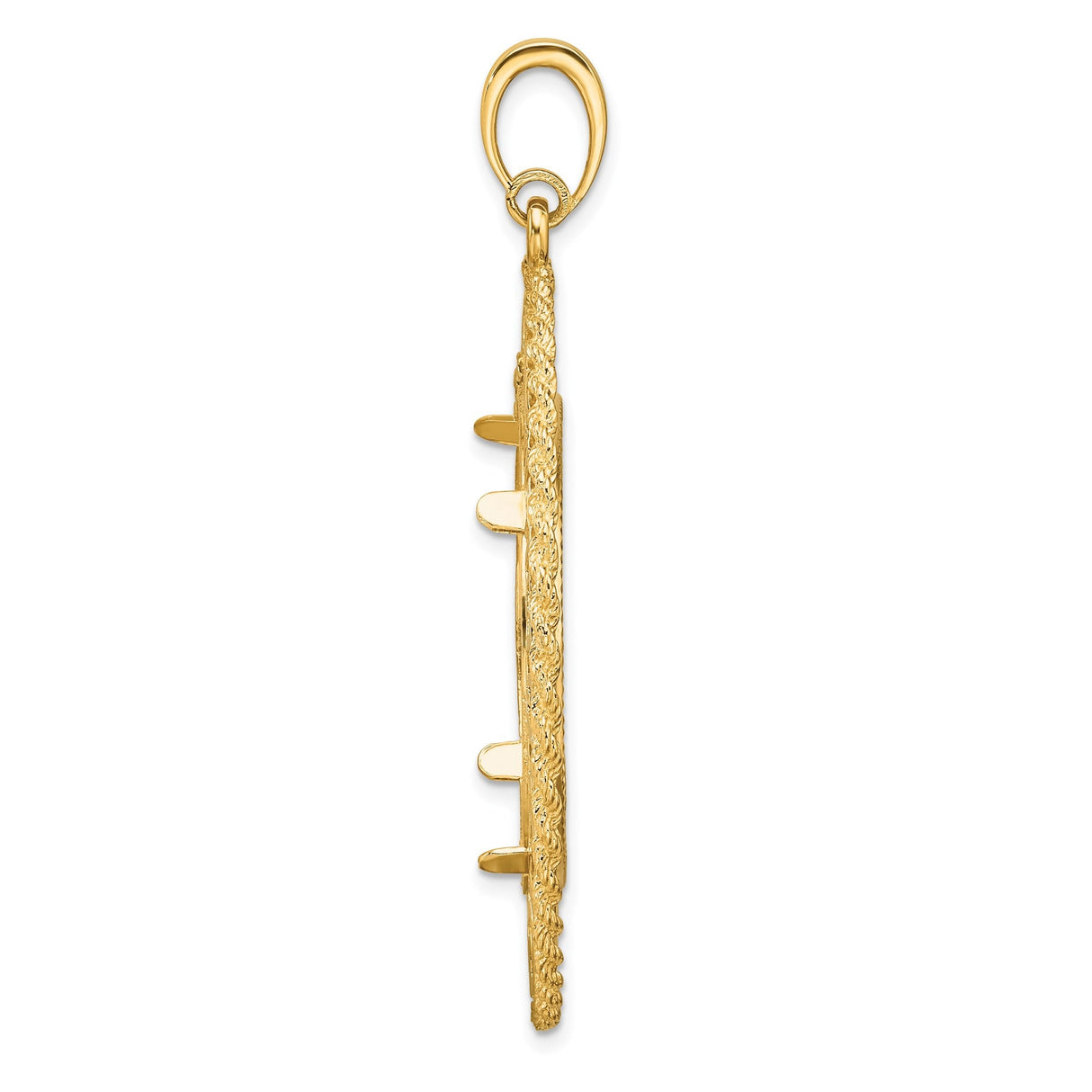 27 mm 14k Yellow Gold coin bezel for 27 mm Coin — alternate view
