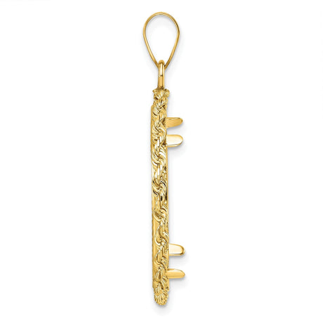 27 mm 14k Yellow Gold coin bezel for 27 mm Coin — alternate view