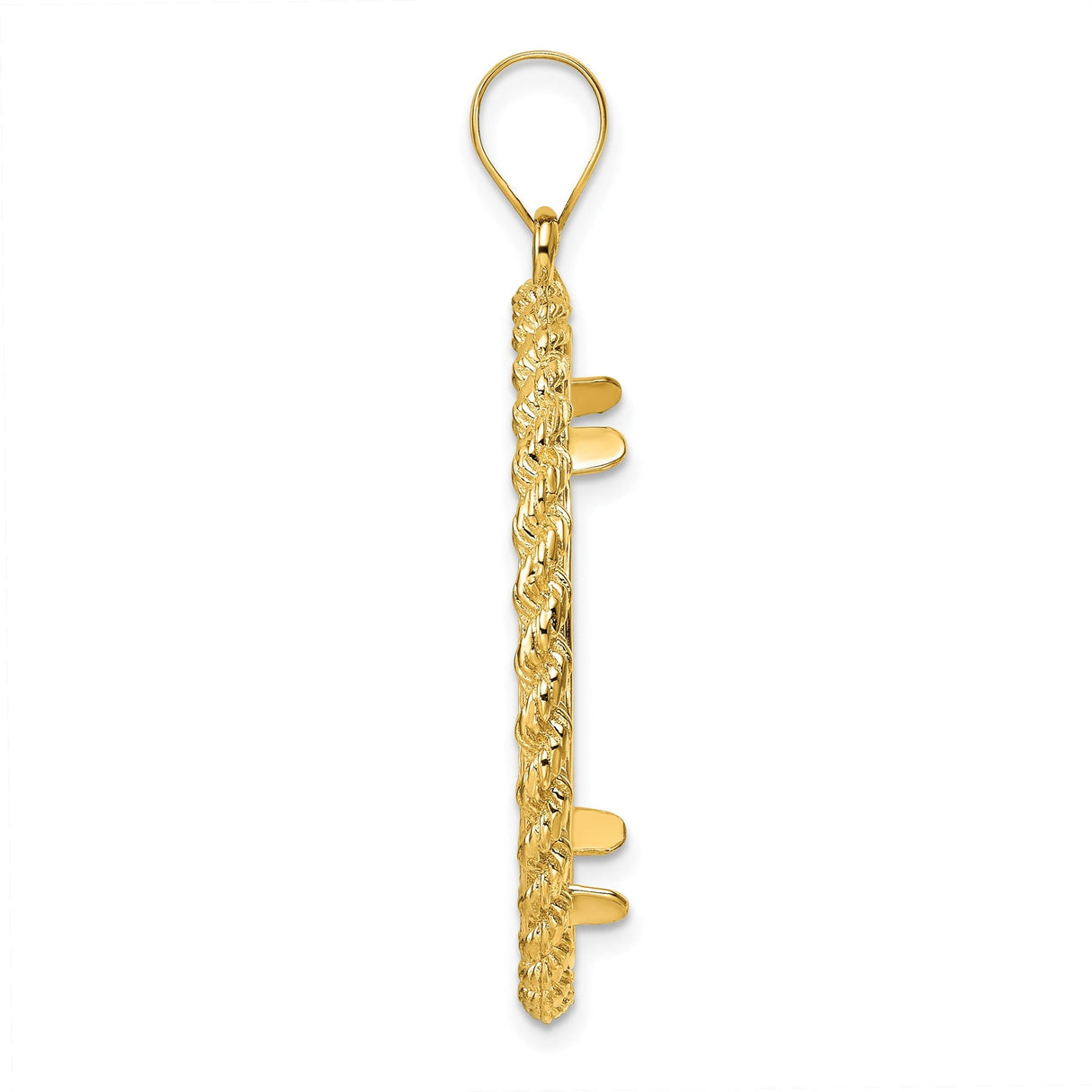 27 mm 14k Yellow Gold coin bezel for 27 mm Coin — alternate view
