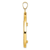 27 mm 14k Yellow Gold coin bezel for 27 mm Coin — alternate view