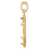 27 mm 14k Yellow Gold coin bezel for 27 mm Coin — alternate view