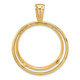 27 mm 14k Yellow Gold coin bezel for 27 mm Coin — additional image