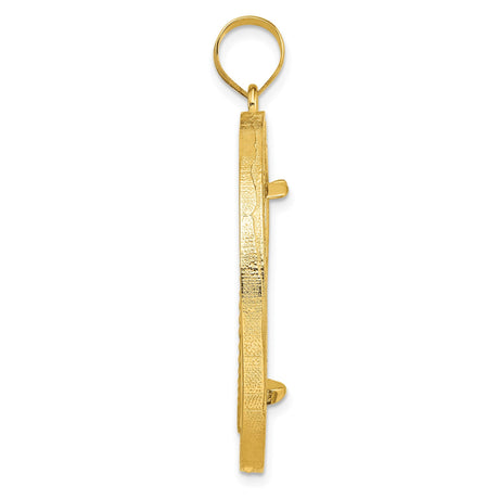 27 mm 14k Yellow Gold coin bezel for 27 mm Coin — alternate view