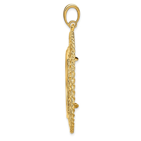 27 mm 14k Yellow Gold coin bezel for 27 mm Coin — alternate view