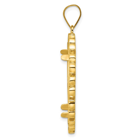 27 mm 14k Yellow Gold coin bezel for 27 mm Coin — alternate view