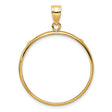 27 mm 10k Yellow Gold coin bezel for 27 mm Coin