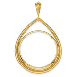 27 mm 14k Yellow Gold coin bezel for 27 mm Coin — additional image