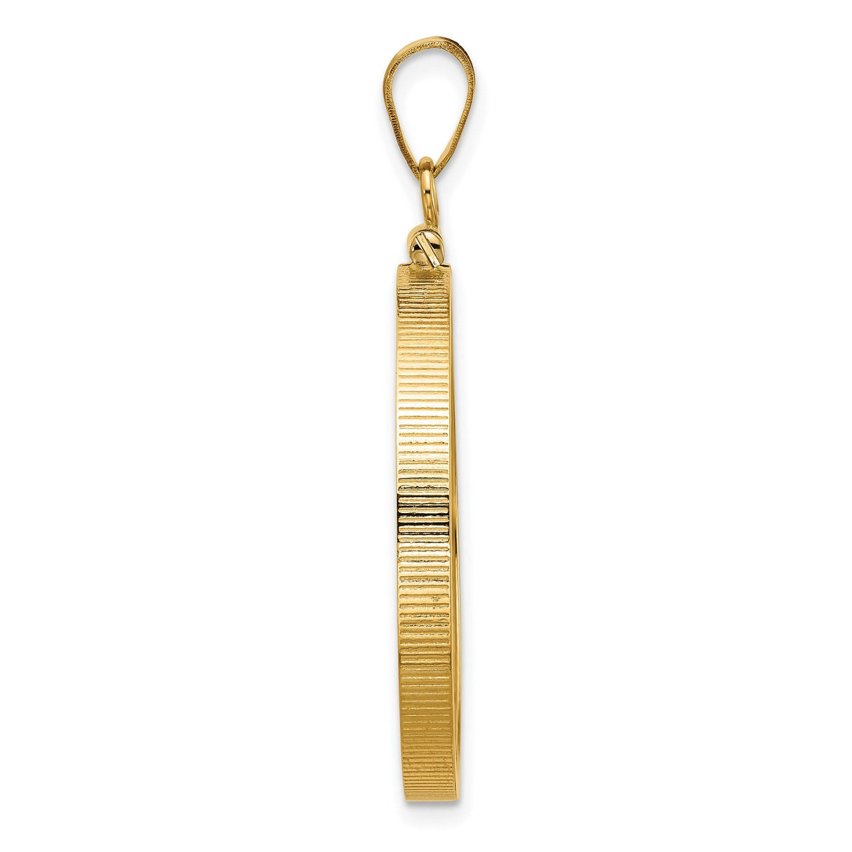 27 mm 14k Yellow Gold coin bezel for 27 mm Coin — alternate view