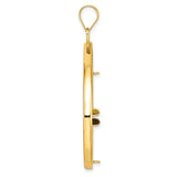27 mm 14k Yellow Gold coin bezel for 27 mm Coin — alternate view