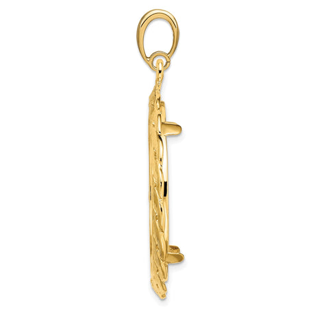 27 mm 14k Yellow Gold coin bezel for 27 mm Coin — alternate view